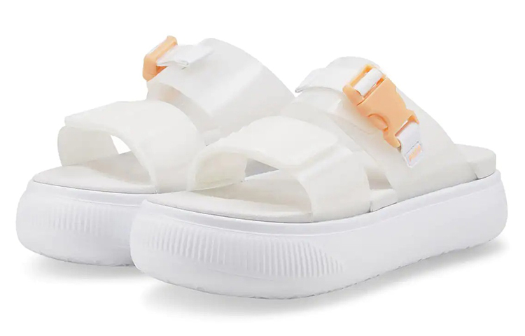 PUMA Suede Mayu Pop Sandal 'White Fizzy Melon' Women's купить в интернет-магазине Yoocart с быстрой доставкой по России.