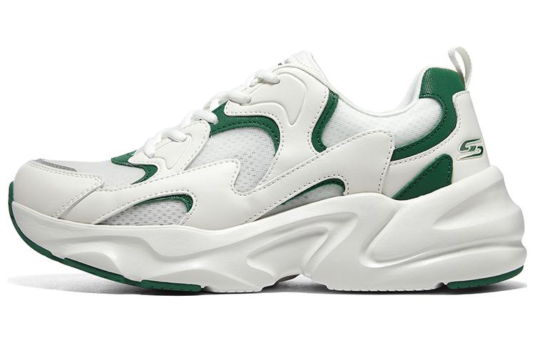 Skechers BOBS BAMINA 2 Forest Green Low Top Casual Shoes Men's White Green