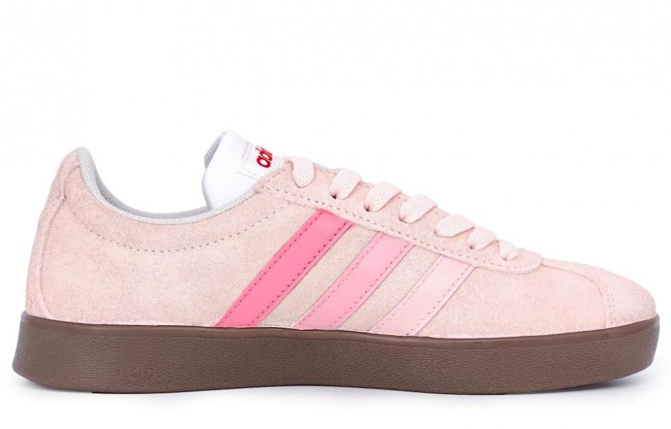 Adidas Neo Vl Court Strawberry Cake Slip Resistant Abrasion Resistant Low top Skateboard Shoes Unisex Pink купить в интернет-магазине Yoocart с быстрой доставкой по России.