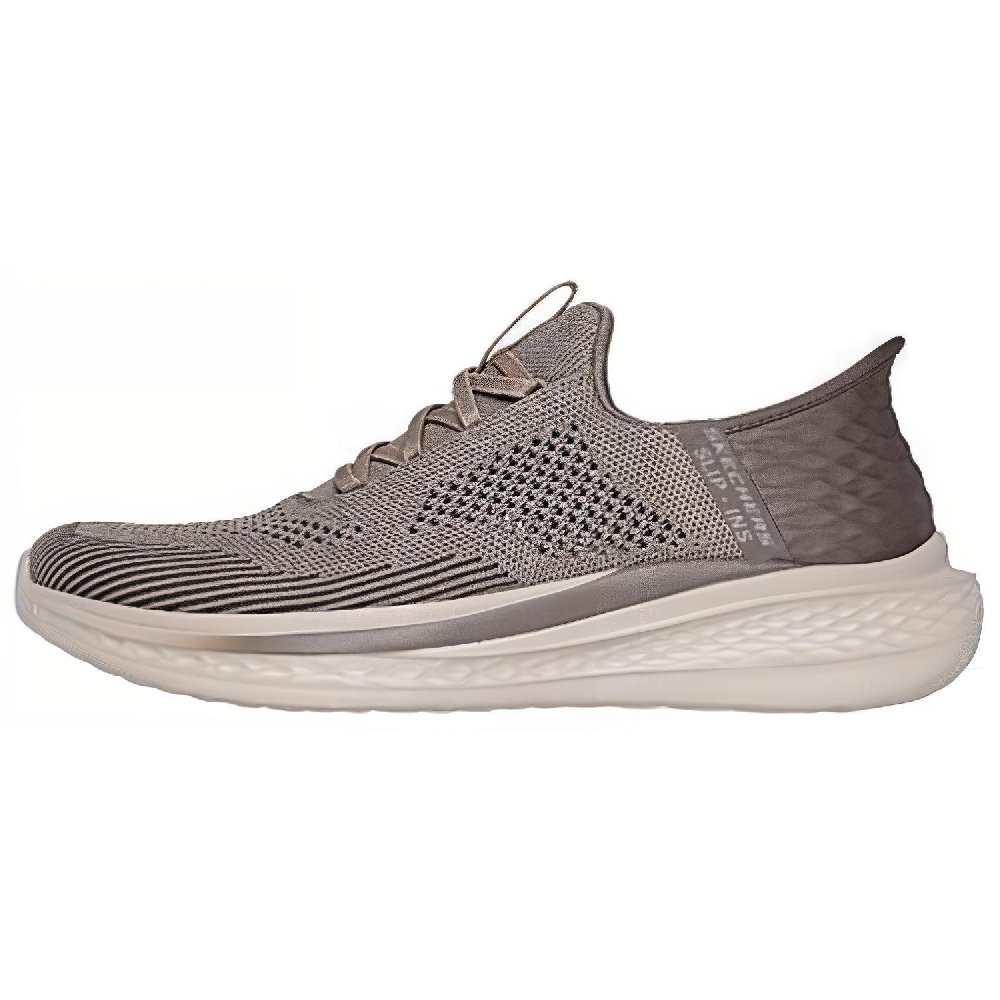 Skechers Slip Ins Slip-Ins Technology Breathable Lightweight Mid-Top Casual Shoes Men's Khaki