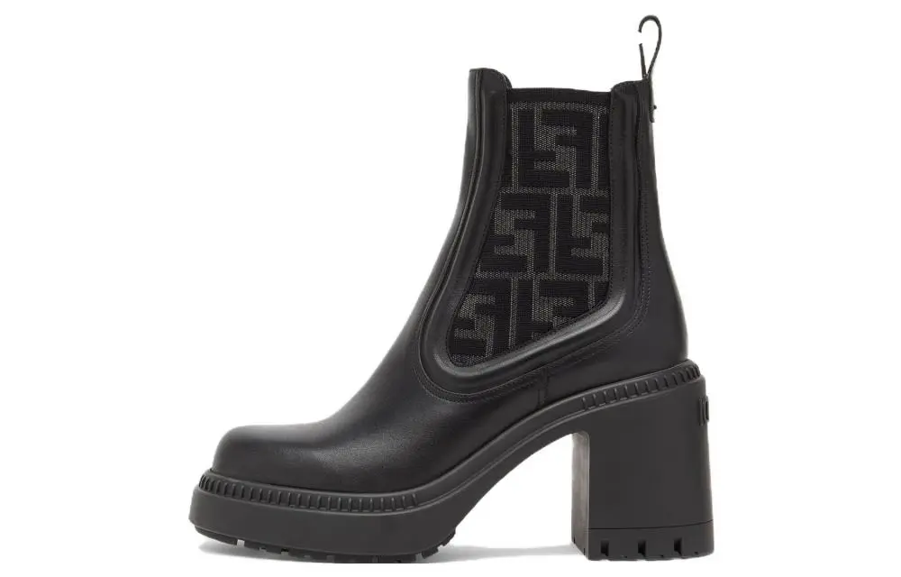 FENDI Domino Heeled Ankle Boots Women's