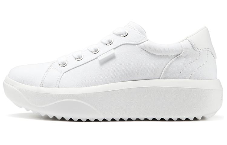 Skechers Wear-Resistant Quick Dry Low-Top Canvas Shoes Women's White