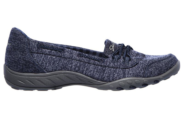 Skechers Breathe Easy Low Top Casual Shoes Women's Blue