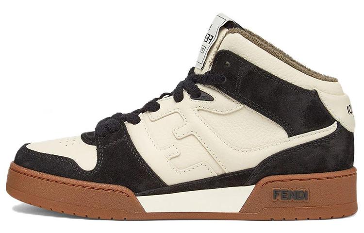 FENDI Match High Top 'Black White Cream' Women's