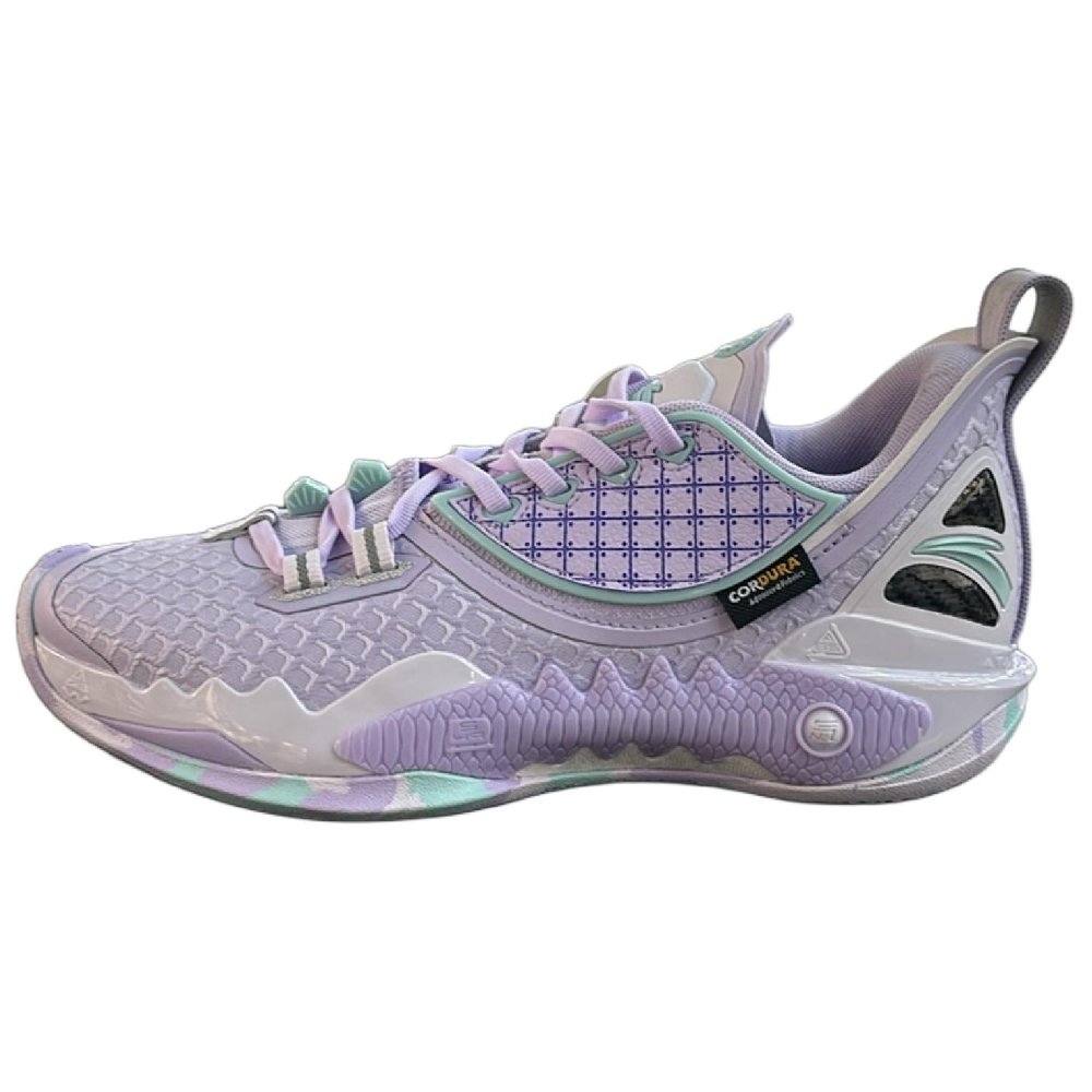 Anta Frenzy 5 V2 Cushioned Anti-Slip Wear-Resistant Moisture-Wicking Low-Top Basketball Shoes Men's Purple