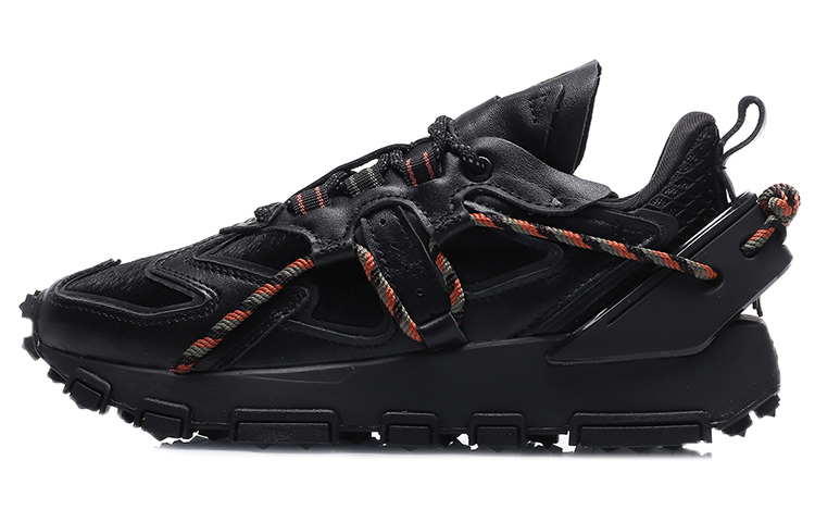 LiNing CF Tracing Cushioned Slip Resistant Abrasion Resistant Low Top Casual Shoes Women's Black