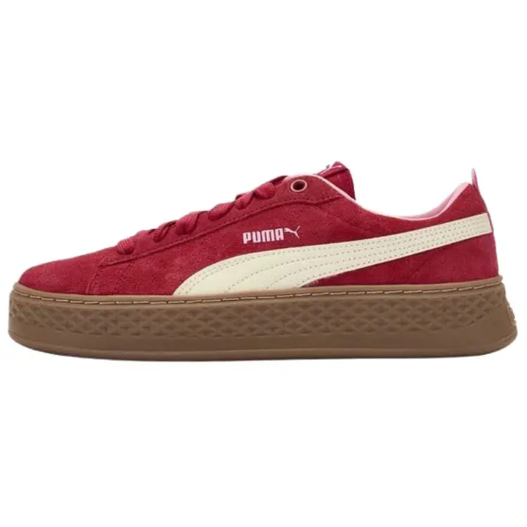 PUMA Smash Platform Breathable Low top Skateboard Shoes Women's Red купить в интернет-магазине Yoocart с быстрой доставкой по России.
