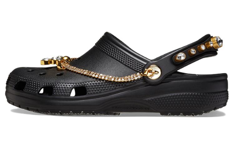Crocs Classic Tiara Clogs 'Black Gold' Women's
