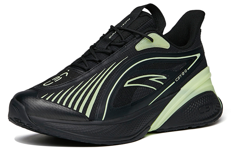 Anta C37 2.0 Cushioned Anti-Slip And Wear-Resistant Lightweight Low-Top Running Shoes Men's Fluorescent Black купить в интернет-магазине Yoocart с быстрой доставкой по России.
