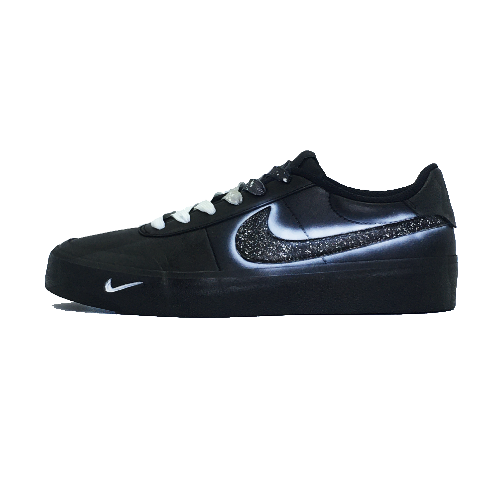 Nike Court Shot Low Top Skateboard Shoes Men's Black