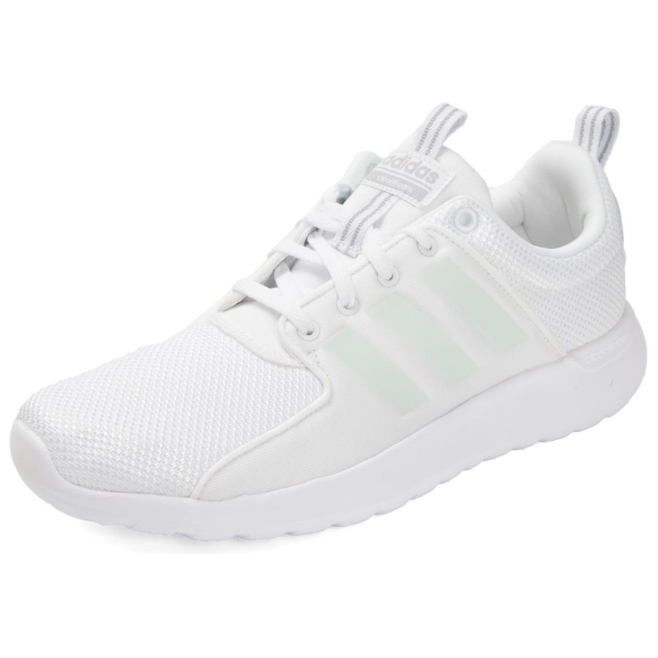 Adidas Neo Cloudfoam Lite Racer Anti Slip Wear Resistant Low Top Casual Shoes Men's White