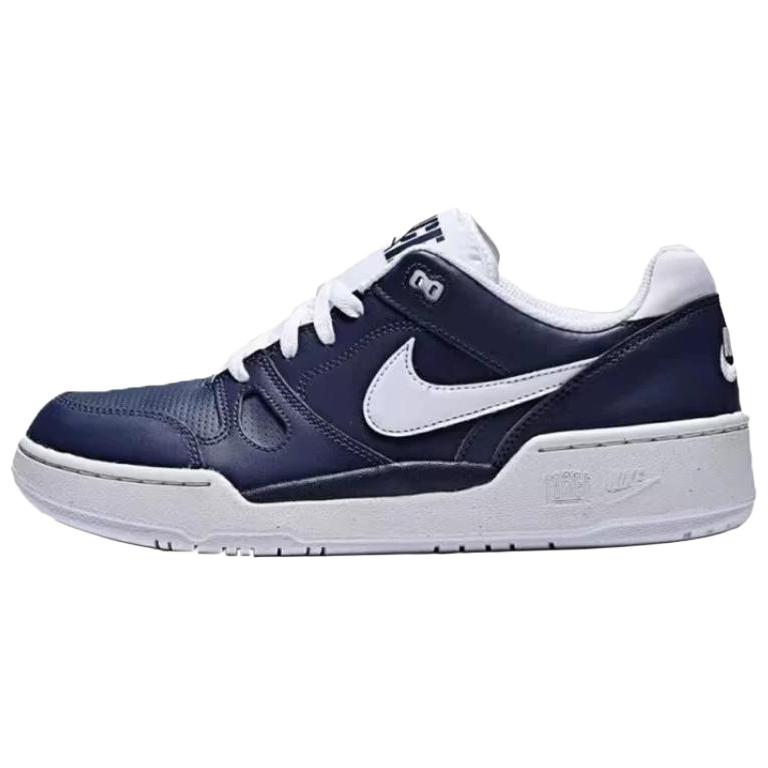 Nike Full Force Abrasion Resistant Low Top Skateboard Shoes Men's Blue White
