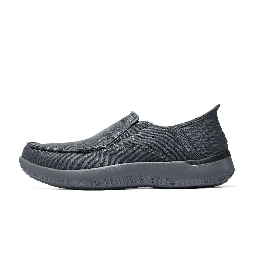 Skechers Slip Ins Casual Shoes Men's Low top Charcoal Gray