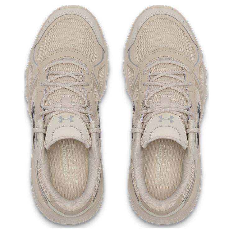 Under Armour Anti-Slip Wear-Resistant Low-Top Casual Shoes Women's Beige Brown