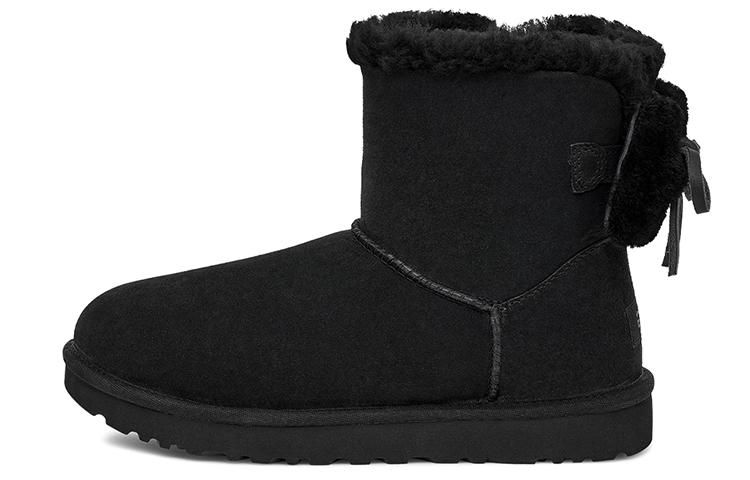 UGG Classic Double Bow Mini 'Black' Women's