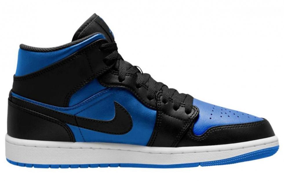 Jordan 1 Mid Black Royal Blue купить в интернет-магазине Yoocart с быстрой доставкой по России.