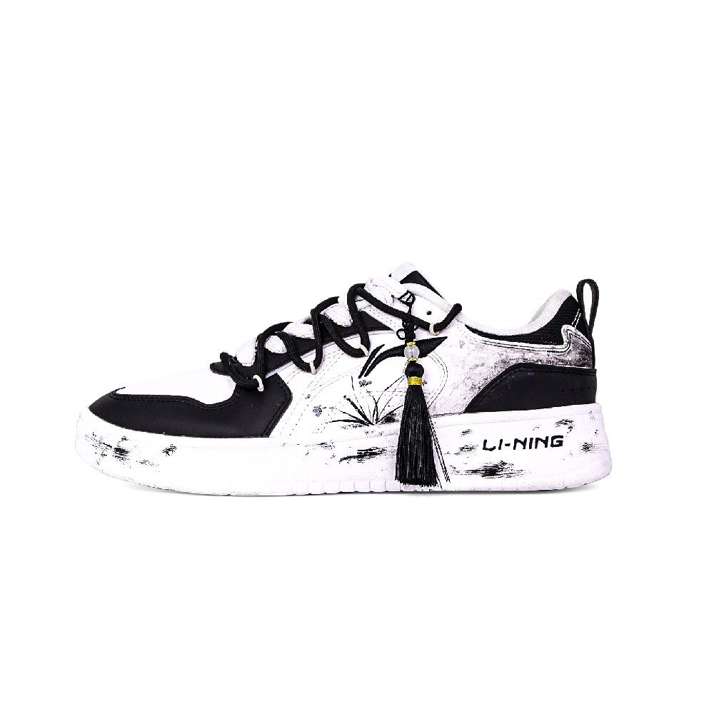 LINING Spike Years Skateboard Shoes Men Low-Top White/Black