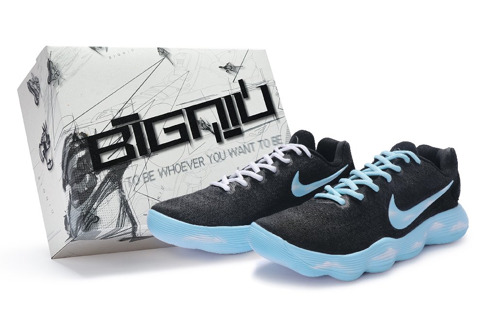 Nike Hyperdunk 2017 Basketball Shoes Men Low-Top Blue