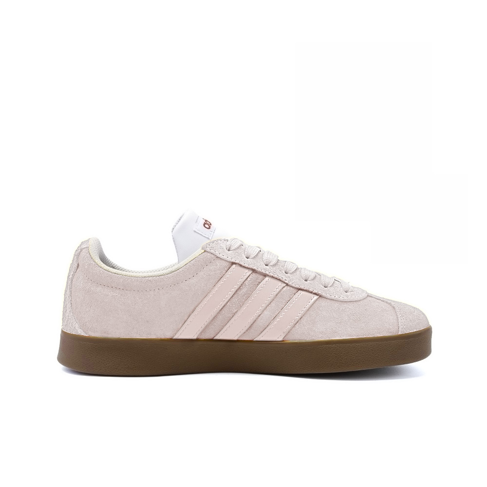 Adidas Neo VL Court Lifestyle Anti Slip Wear Resistant Low Top Skateboard Shoes Unisex Pink