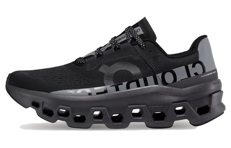 On Running CloudmOnster Lumos Black Women's