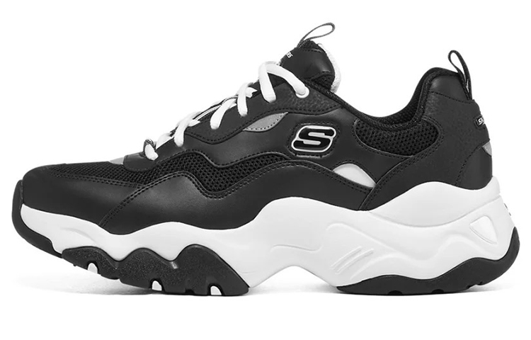Skechers DLITES Low Top Casual Shoes Men's Black