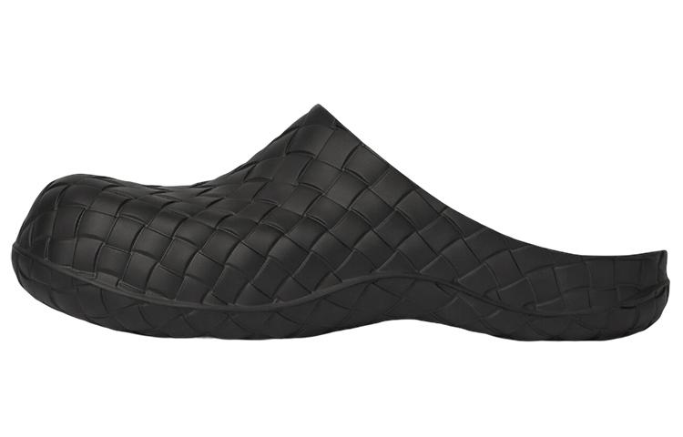 Bottega Veneta Beebee Wrap-toe Slippers Men's Black