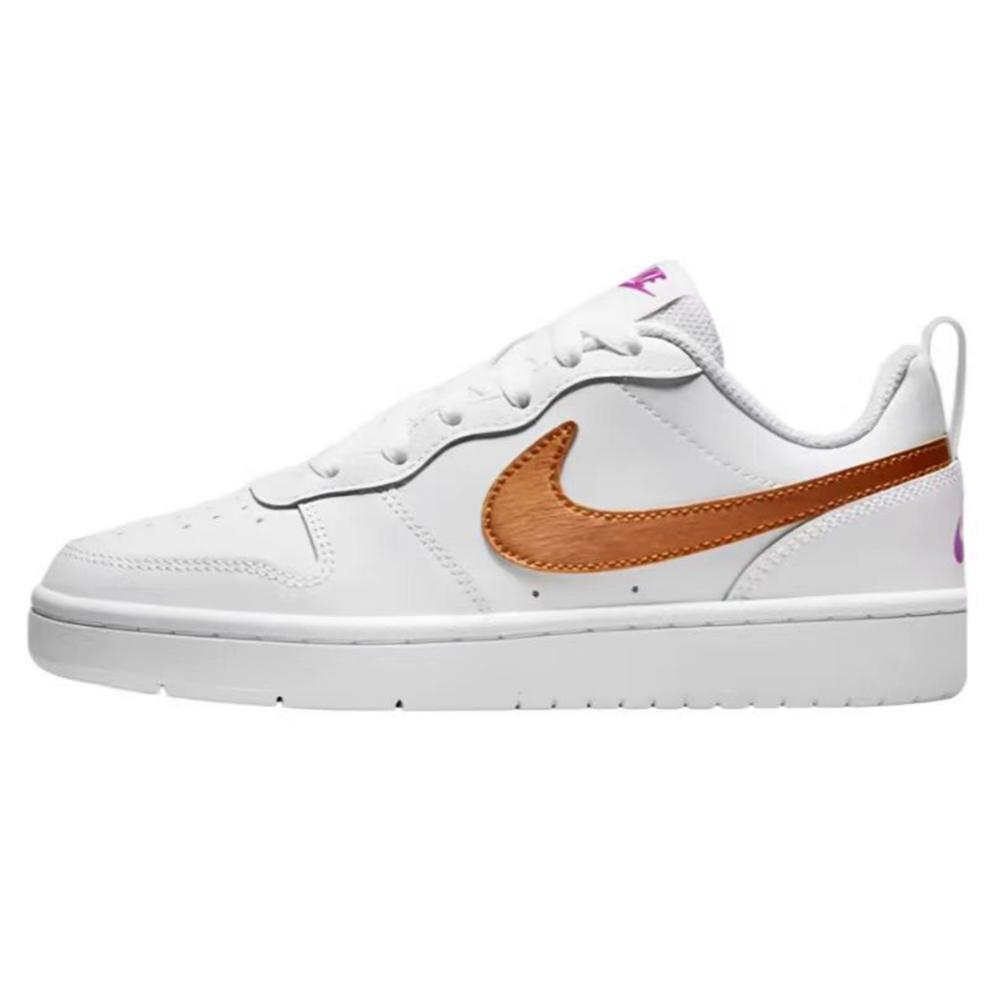 Nike Court Borough 2 Anti-Slip Wear-Resistant Low-Top Skateboard Shoes GS Gray Black купить в интернет-магазине Yoocart с быстрой доставкой по России.