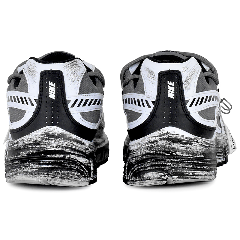 Nike Initiator Abrasion Resistant Low Top Running Shoes Men's Black White Gray купить в интернет-магазине Yoocart с быстрой доставкой по России.