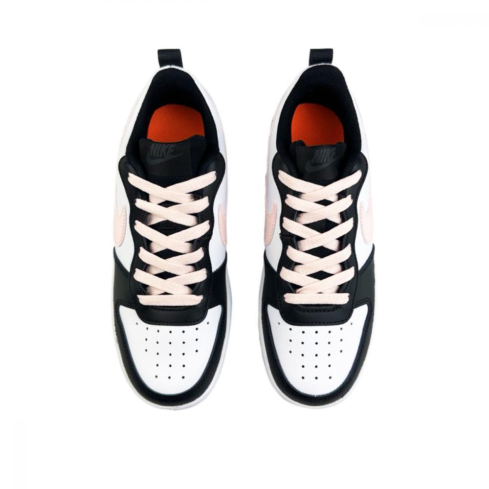 Nike Court Borough Slip-Resistant Low-Top Skateboard Shoes GS Black Pink купить в интернет-магазине Yoocart с быстрой доставкой по России.