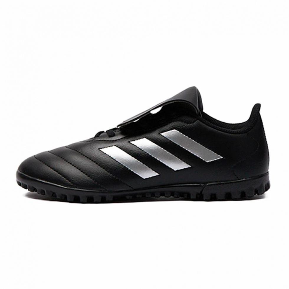 Adidas GOLETTO 8 Anti Slip Wear Resistant Soccer Shoes Unisex Black Silver