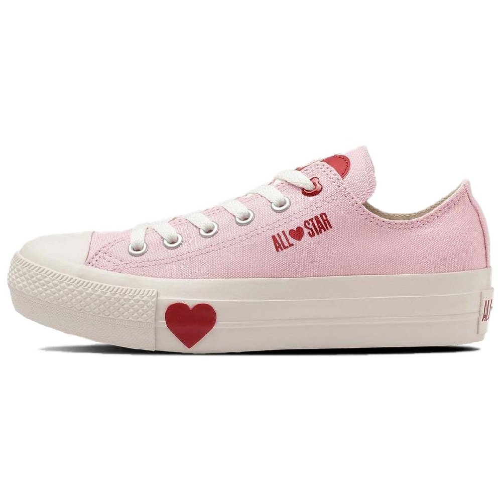 Converse All Star Anti Slip Wear Resistant Low Top Canvas Shoes Unisex Pink