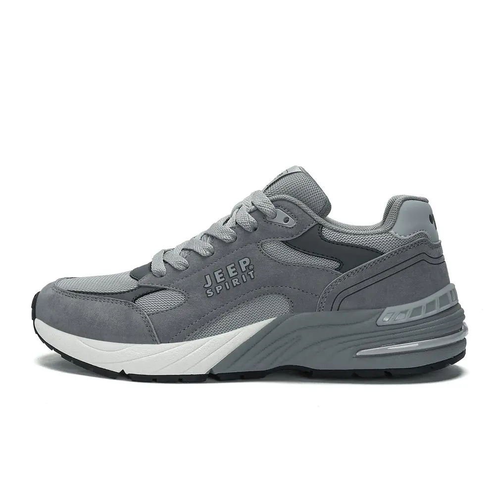 JEEP SPIRIT Low Top Casual Shoes Men's Climbing Gray