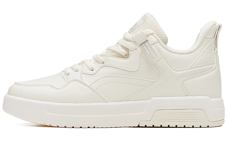 361° Pudding H Breathable, Slip Resistant, And Abrasion Resistant Low Top Skateboard Shoes Women's White Gray