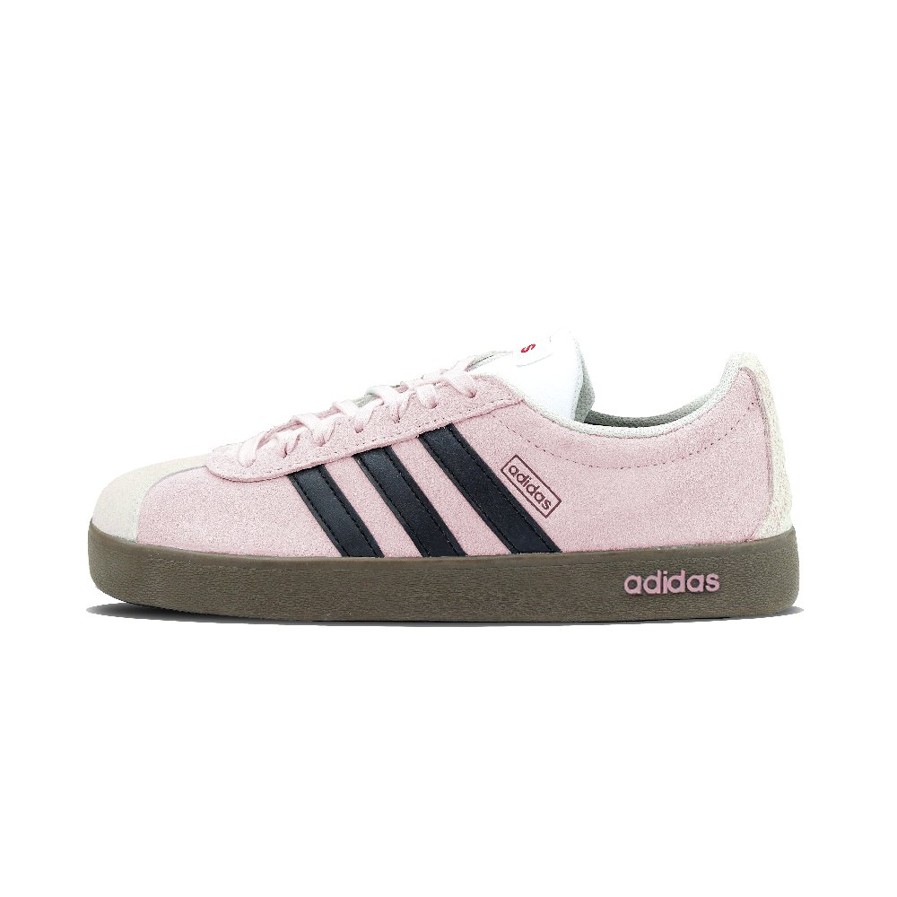 Adidas Neo VL Court 2.0 Aqua Sweet Tea Anti-Slip Wear-Resistant Low-Top Skateboard Shoes Unisex Light Pink