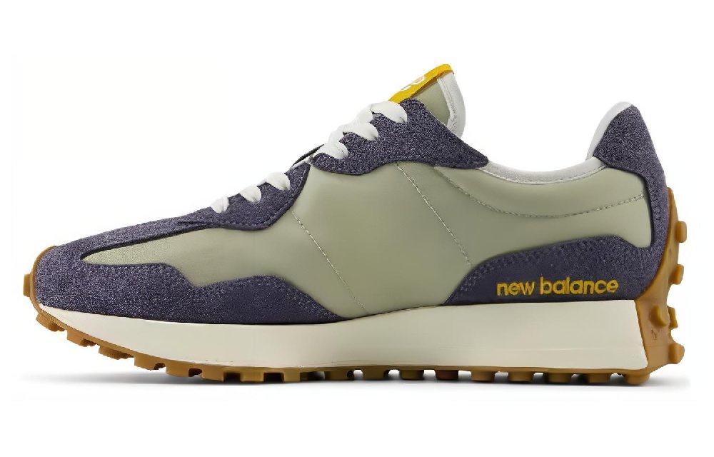 New Balance NB 327 Беговые кроссовки Низкие Сине-зеленые Унисекс