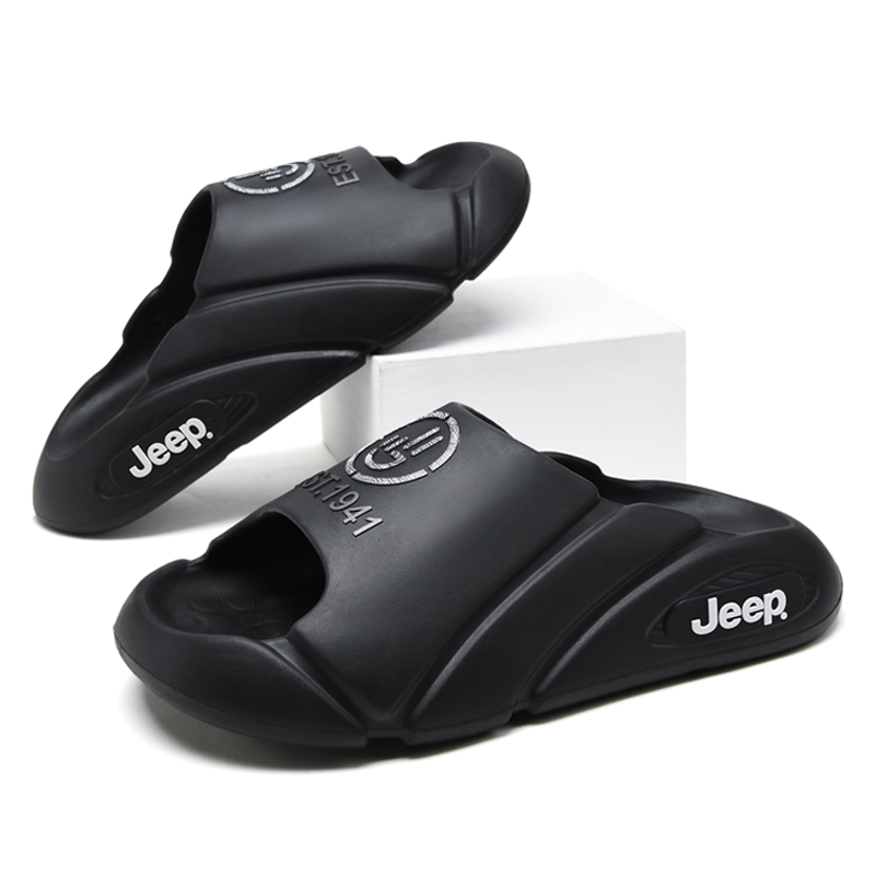 Jeep EVA Slide Slippers Men's Black купить в интернет-магазине Yoocart с быстрой доставкой по России.