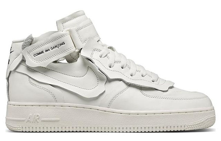 Nike X Comme Des Garcons Air Force 1 Mid 'Triple White' купить в интернет-магазине Yoocart с быстрой доставкой по России.