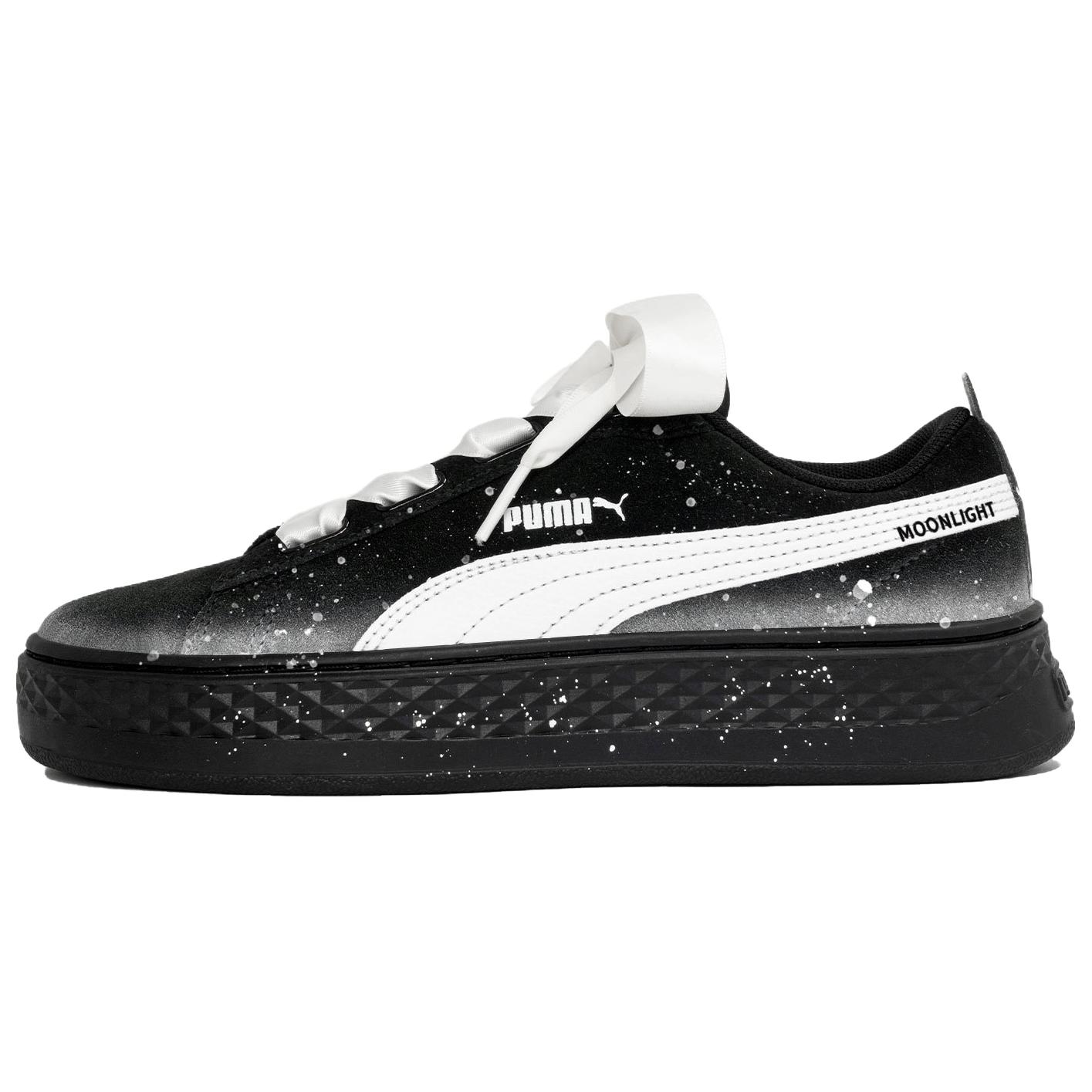 PUMA Platform Kaleidoscope, Moonlight, Shopping Bag Anti Slip Wear Resistant Low Top Skateboard Shoes Women's Black купить в интернет-магазине Yoocart с быстрой доставкой по России.