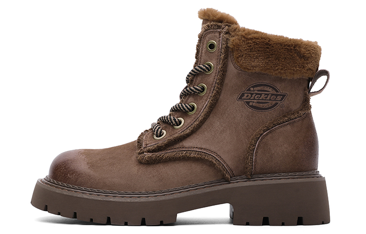 Dickies Short Mid-Calf Martin Boot Women's Brown
