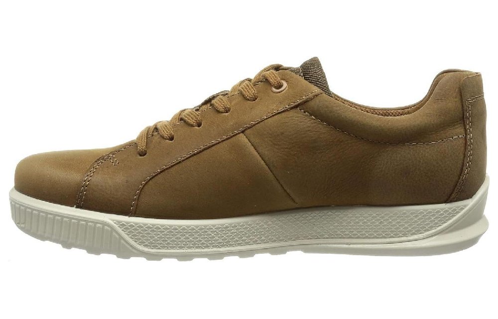 Ecco Low Top Skateboard Shoes Men's Brown