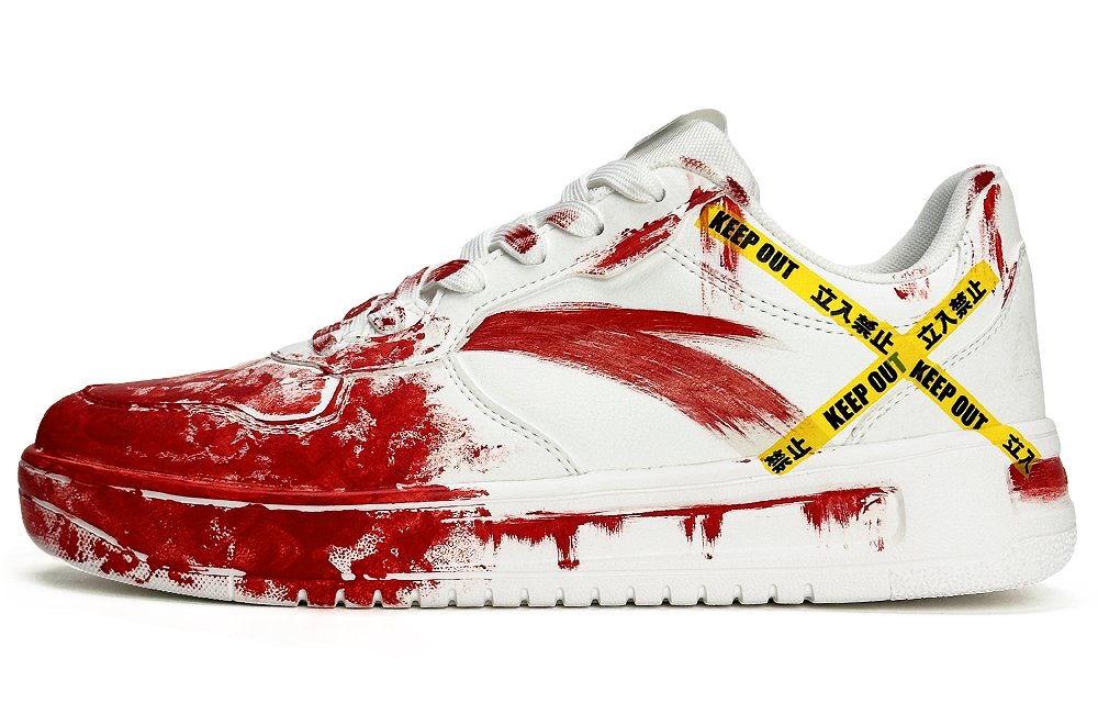ANTA Relaxed Skateboard Shoes Unisex Low top White