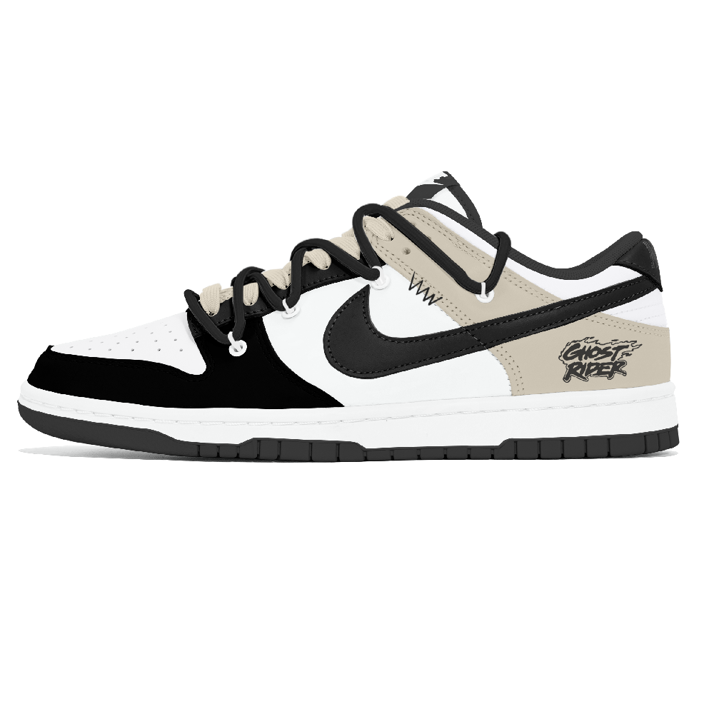 Nike Dunk Lemon Joy Abrasion Resistant Low Top Skateboard Shoes Men's Black