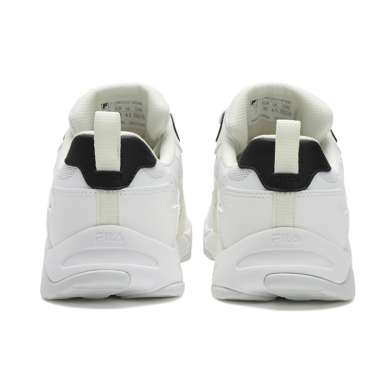 FILA RHYTHM STAR Rhythm Shoes Abrasion Resistant Breathable Low Top Skateboard Shoes Women's White