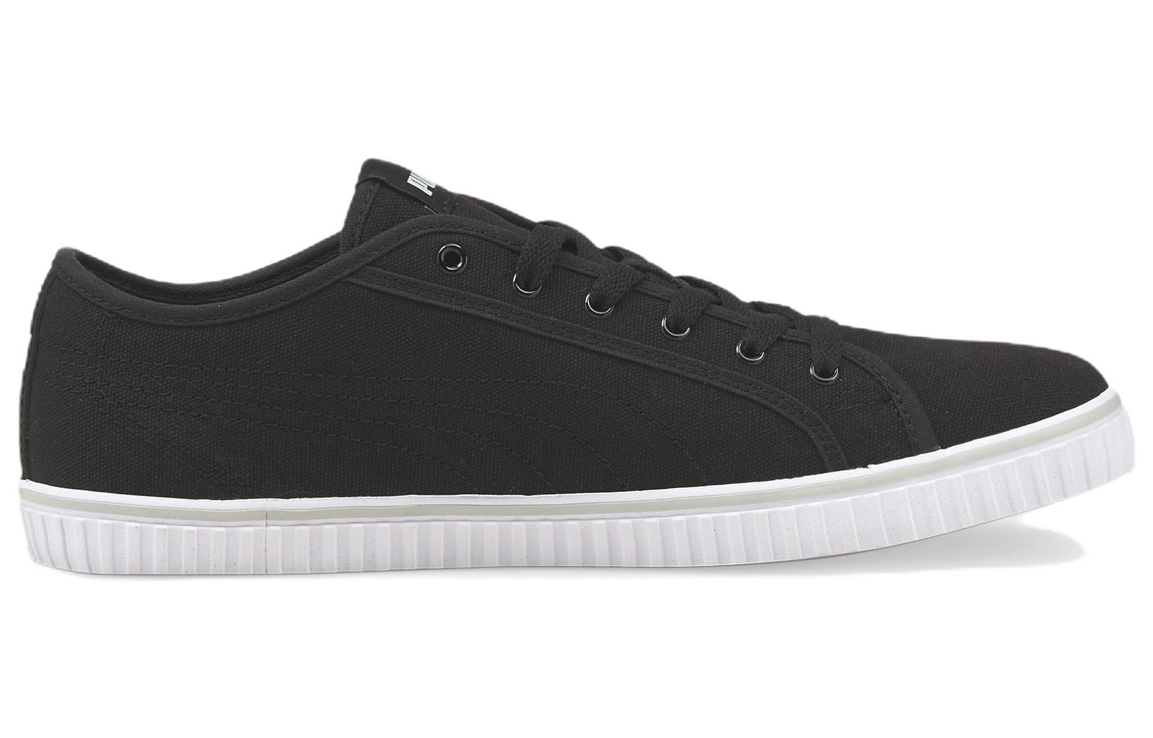 PUMA Ever LoPro Cv Casual Skateboarding Shoes Unisex Black White