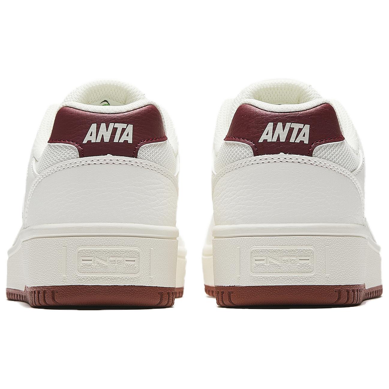 Anta Original Year Slip Resistant Height Increasing Low top Skateboard Shoes Women's White Red купить в интернет-магазине Yoocart с быстрой доставкой по России.