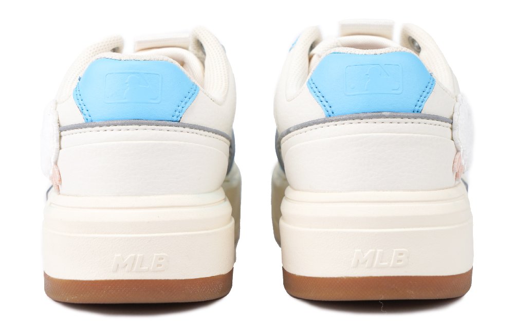 MLB Chunky Liner Abrasion-Resistant Low-Top Skateboard Shoes Unisex Blue White