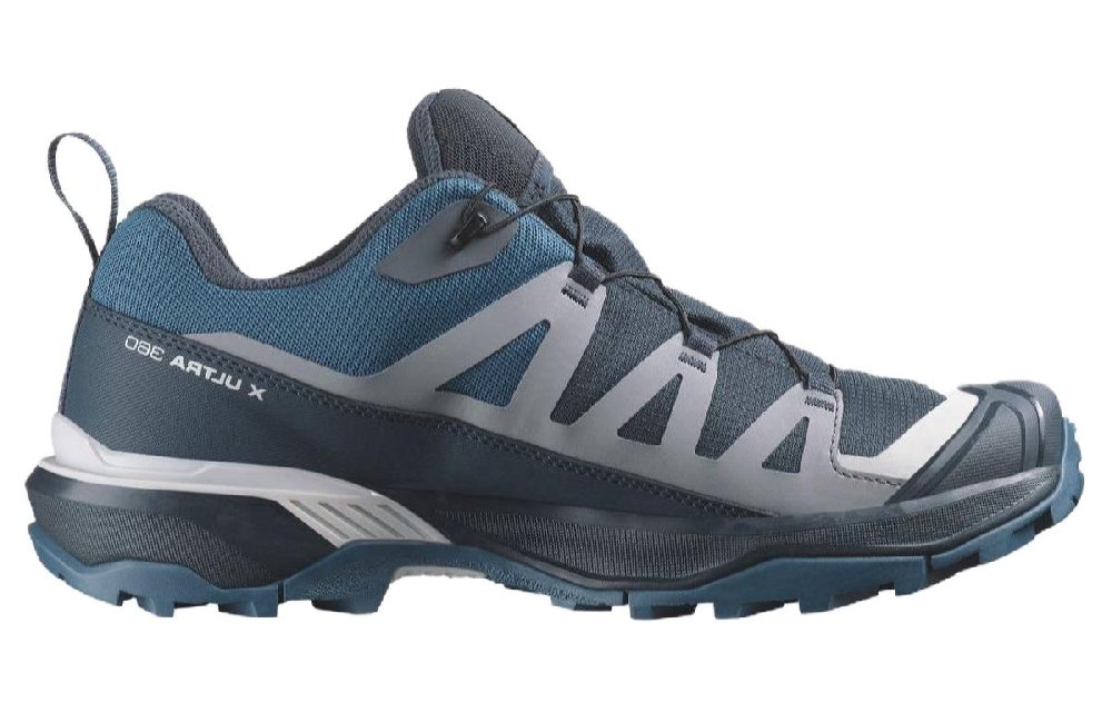 SALOMON X ULTRA 360 Gore-Te Slip-Resistant Low-Top Outdoor Shoes Men's Black Blue