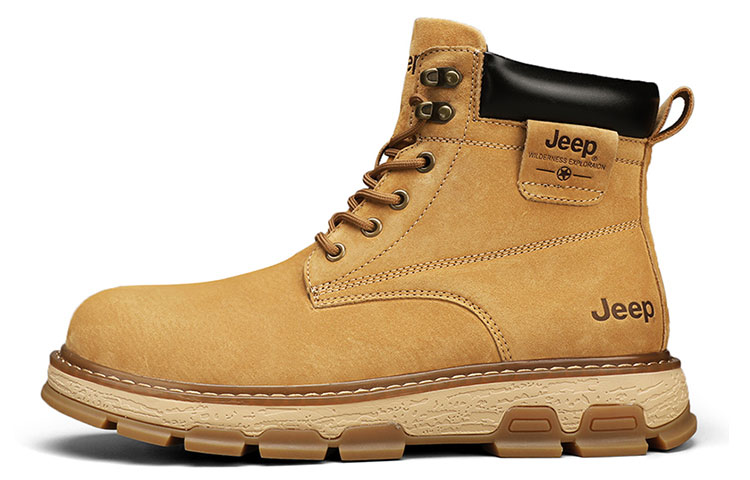 Jeep Short Martin Boot Men's Light Brown