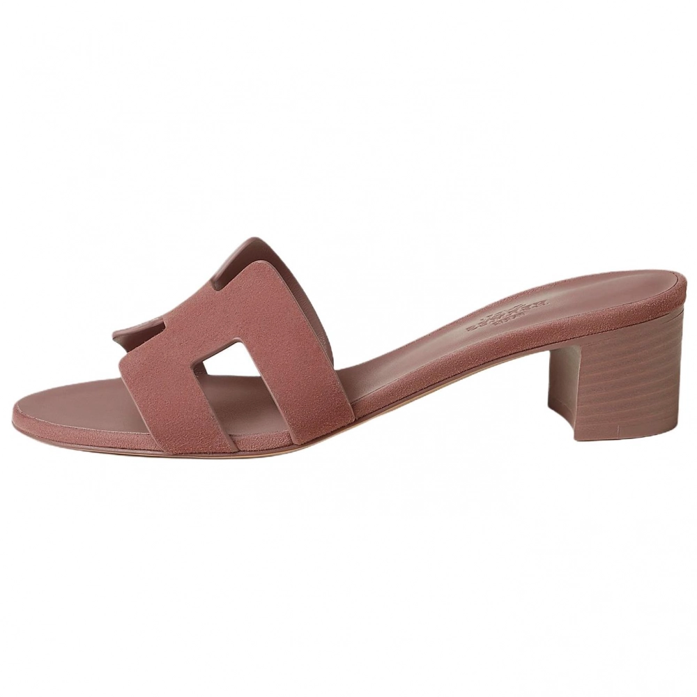 HERMES Oasis Slide Slippers 5cm Women's Fuchsia