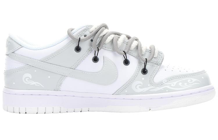 Nike Dunk Anti-Slip And Wear-Resistant Lightweight Low-Top Skateboard Shoes GS Gray White купить в интернет-магазине Yoocart с быстрой доставкой по России.